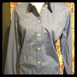 Blue button down shirt